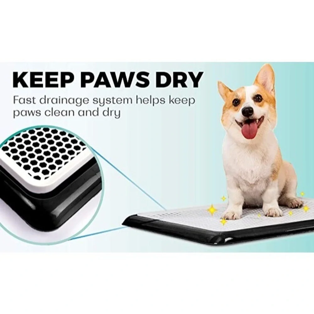Indoor Dog Potty Tray Puppy Pee Pad Holder 25